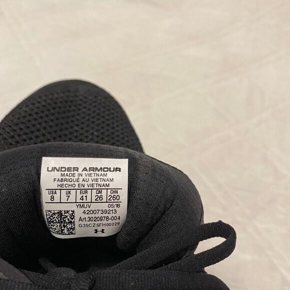 Under Armour HOVR Sonic Running Shoe‎ size 8 - Picture 9 of 10